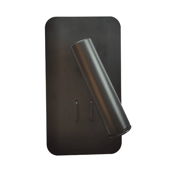 EL-124  ΕΠΙΤΟΙΧΙΟ LED ΦΩΤΙΣΤΙΚΟ 2X3W 3000K ΜΑΥΡΟ