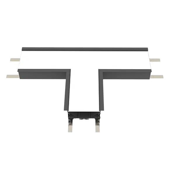 T-ΚΟΝΕΚΤΟΡΑΣ ΓΙΑ ΧΩΝΕΥΤΟ ΠΡΟΦΙΛ ELMARK 3000K ΜΑΥΡΟ