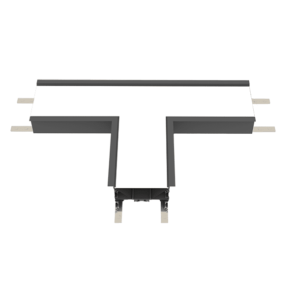T-ΚΟΝΕΚΤΟΡΑΣ ΓΙΑ ΧΩΝΕΥΤΟ ΠΡΟΦΙΛ ELMARK 4000K ΜΑΥΡΟ