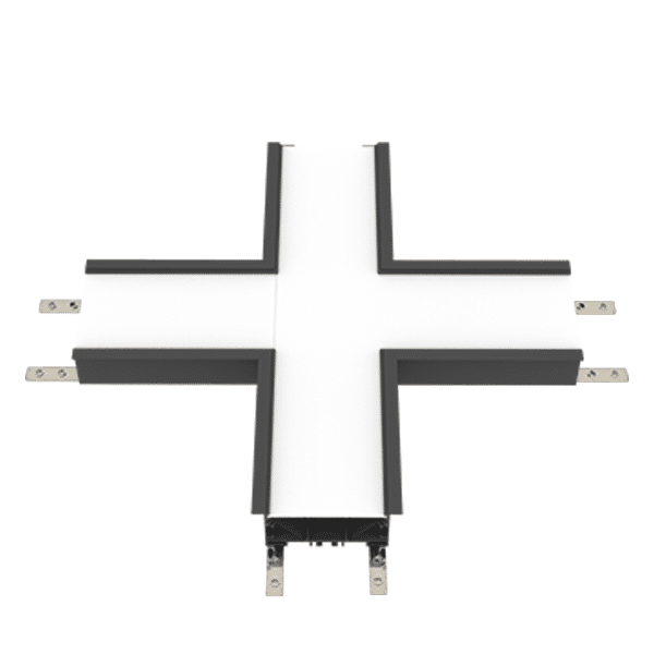 X-ΚΟΝΕΚΤΟΡΑΣ ΓΙΑ ΧΩΝΕΥΤΟ ΠΡΟΦΙΛ ELMARK 3000K ΜΑΥΡΟ