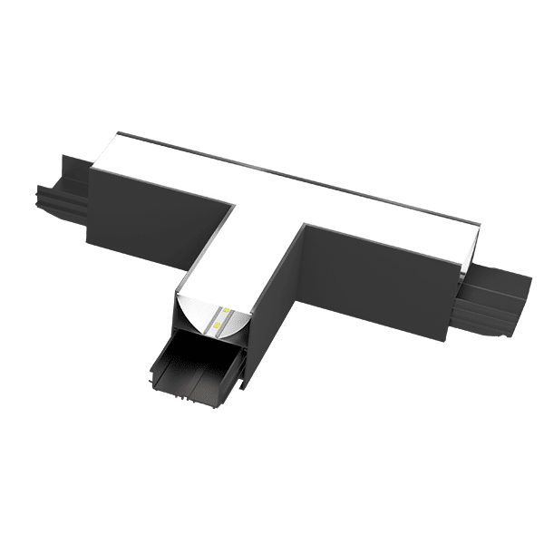 T-ΚΟΝΕΚΤΟΡΑΣ ΓΙΑ ΕΞΩΤΕΡΙΚΟ ΠΡΟΦΙΛ ELMARK 4000K ΜΑΥΡΟ