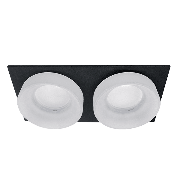 SA-045/2 ΔΙΠΛΟ ΣΠΟΤ ΤΕΤΡΑΓΩΝΟ ΜΑΥΡΟ/ΛΕΥΚΟ