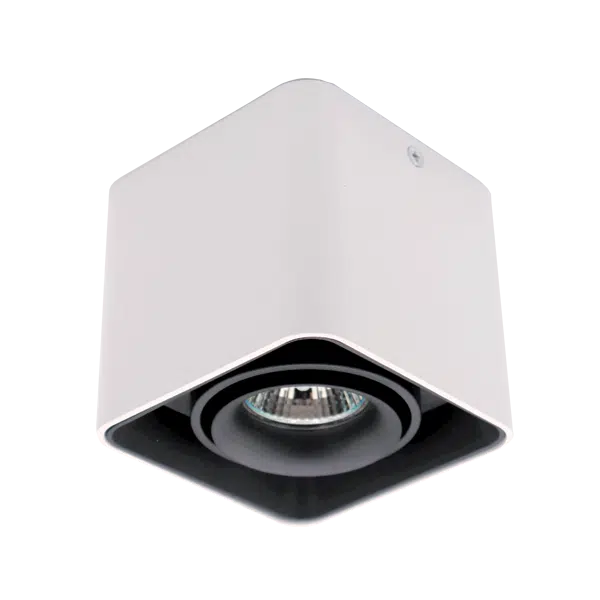 DL-044 ΤΕΤΡΑΓΩΝΟ ΜΟΝΟ ΣΠΟΤ ΕΞΩΤΕΡΙΚΗΣ ΤΟΠΟΘΕΤΗΣΗΣ ΜΑΥΡΟ/ΛΕΥΚΟ