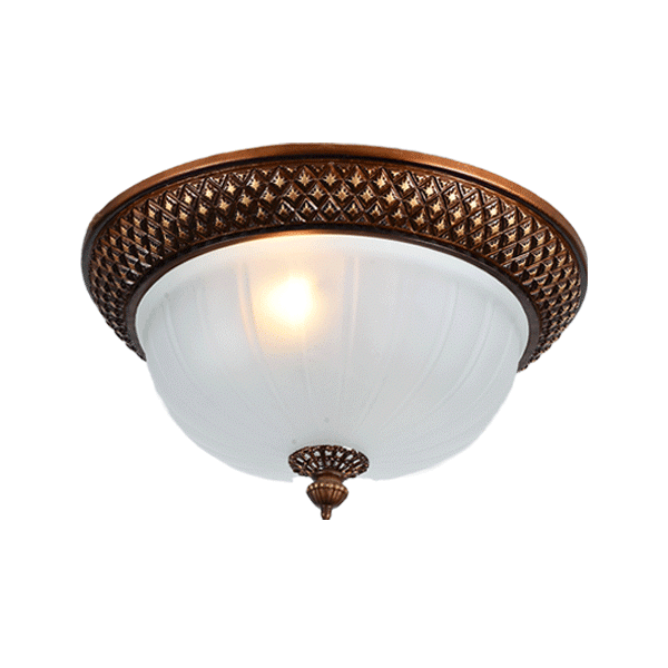 PETRA M ΠΛΑΦΟΝΙΕΡΑ 2XE27 380mm ΜΠΡΟΝΖΕ