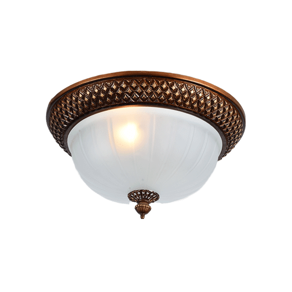 PETRA S ΠΛΑΦΟΝΙΕΡΑ 2XE27 320mm ΜΠΡΟΝΖΕ