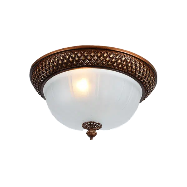 PETRA S ΠΛΑΦΟΝΙΕΡΑ 2XE27 320mm ΜΠΡΟΝΖΕ