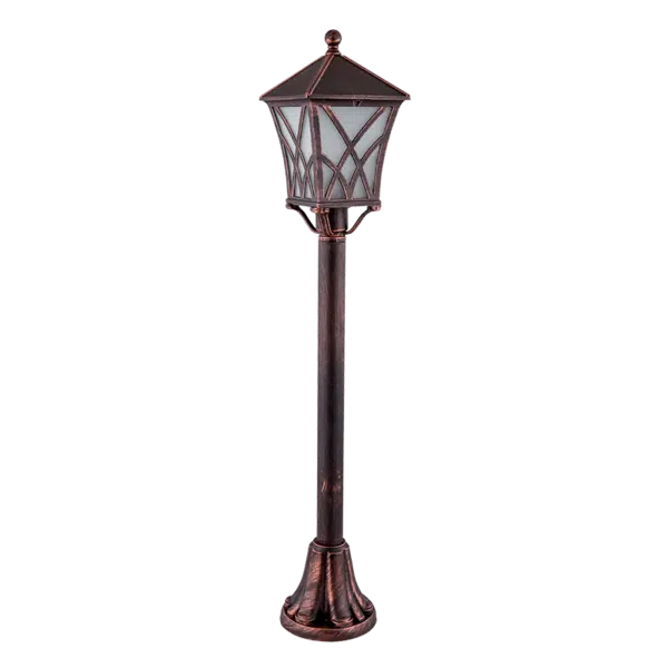 ALEK ΦΑΝΑΡΙ ΣΤΑΝΤ 1XE27 ΜΑΥΡΟ-ΧΑΛΚΟΣ H830mm