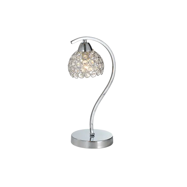 LIZA ΕΠΙΤΡΑΠΕΖΙΟ ΦΩΤΙΣΤΙΚΟ 1XE14 ΧΡΩΜΙΟ H330mm