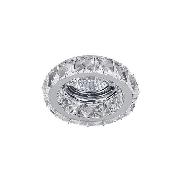 ΣΠΟΤ ΣΤΡΟΓΓΥΛΟ 12V MR16 ΚΡΥΣΤΑΛΛΙΝΟ