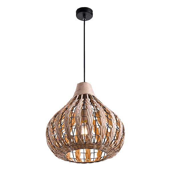 WOODY-D ΚΡΕΜΑΣΤΟ ΦΩΤΙΣΤΙΚΟ 1XE27 D340mm