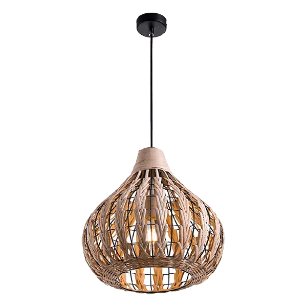 WOODY-D ΚΡΕΜΑΣΤΟ ΦΩΤΙΣΤΙΚΟ 1XE27 D340mm