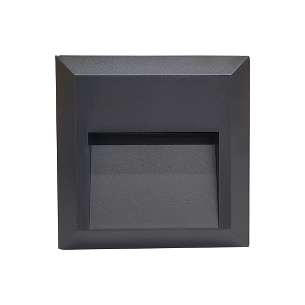 GRF52 LED ΑΠΛΙΚΑ ΕΞΩΤ. ΧΩΡΟΥ 1.5W 4000K IP65 ΣΚΟΥΡΟ ΓΚΡΙ