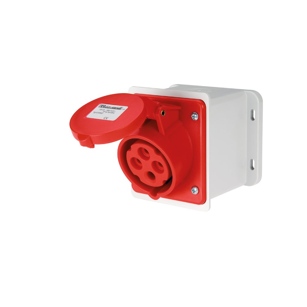 EC690 WALL MOUNT. SOCKET 16A IP44 3P+E 380-415V EC690 WALL MOUNT. SOCKET 16A IP44 3P+E 380-415V