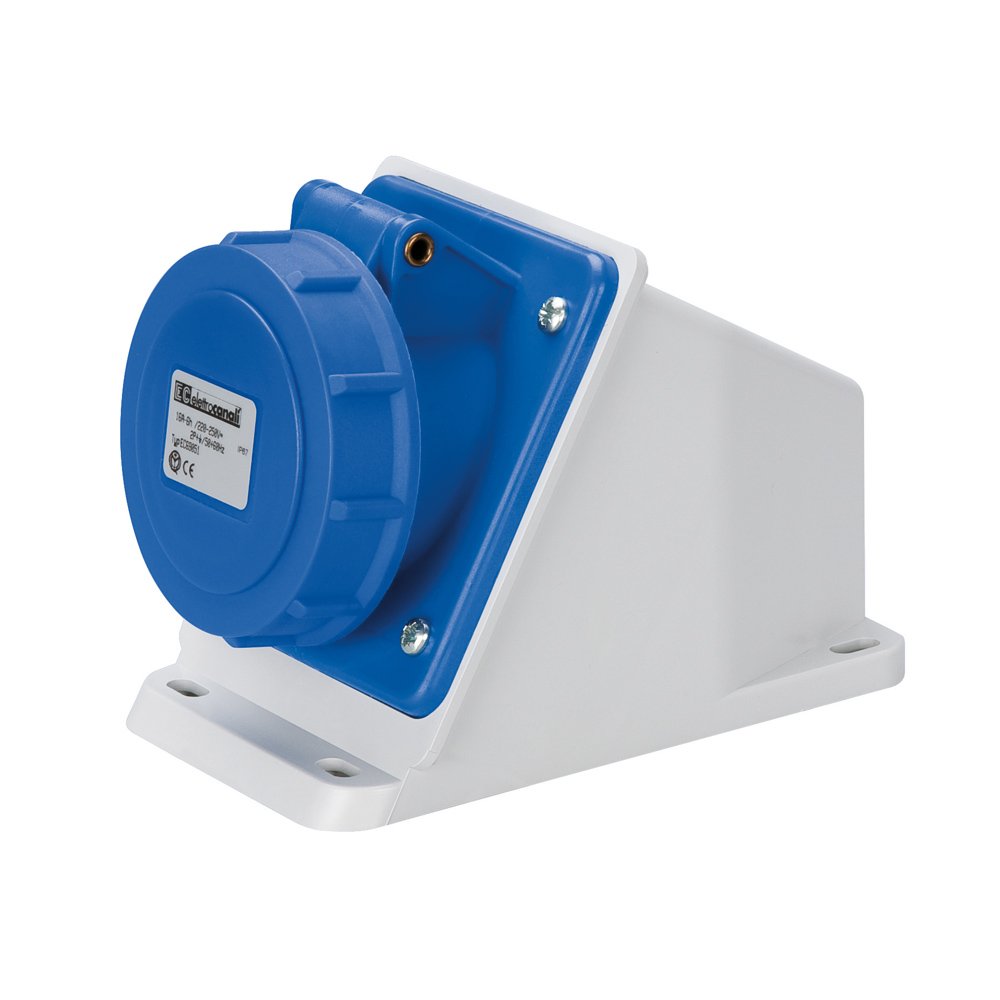 EC690 FIXED SOCKET 32A IP67 1P+N+E 220-240V EC690 FIXED SOCKET 32A IP67 1P+N+E 220-240V