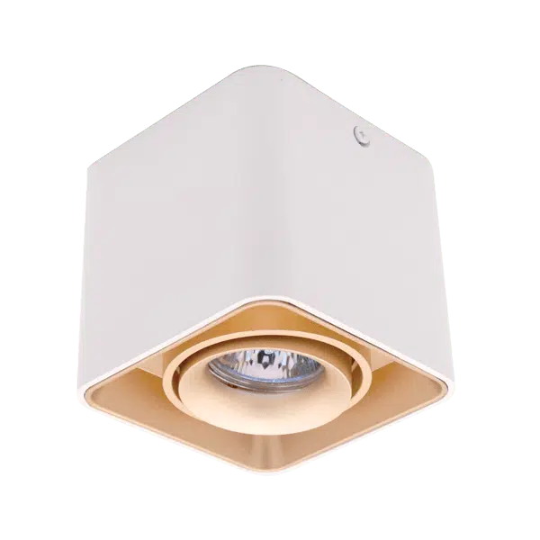 DL-044 ΤΕΤΡΑΓΩΝΟ ΜΟΝΟ ΣΠΟΤ ΕΞΩΤΕΡΙΚΗΣ ΤΟΠΟΘΕΤΗΣΗΣ ΧΡΥΣΟ/ΛΕΥΚΟ