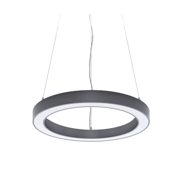 RINGS LED ΣΤΡΟΓΓΥΛΟ ΦΩΤΙΣΤΙΚΟ 35W 4000K D600 ΓΚΡΙ