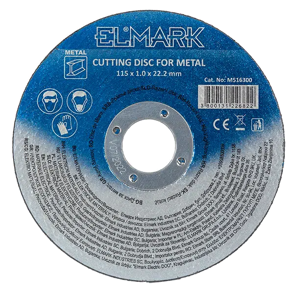 ΔΙΣΚΟΣ ΚΟΠΗΣ ΜΕΤΑΛΛΟΥ 115x1.6x22.2mm