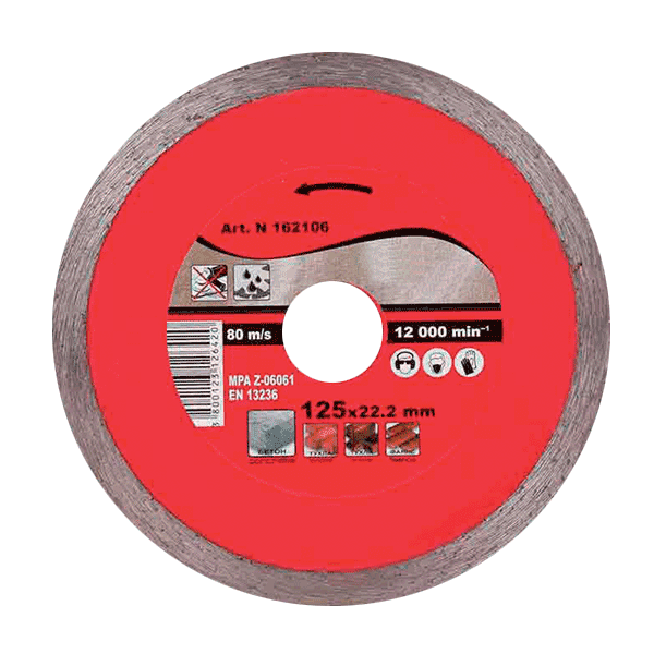 ΔΙΑΜΑΝΤΟΔΙΣΚΟΣ WET 125Х22.2mm