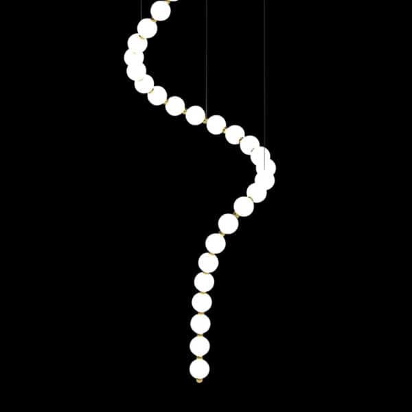 Pearl LED Pendant 66W 3000K Gold 1