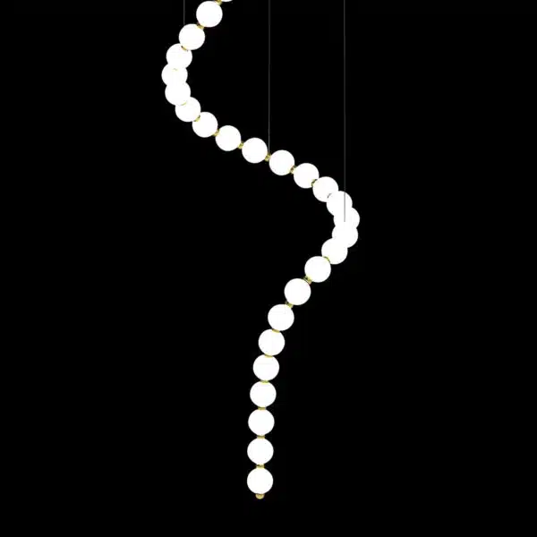 Pearl LED Pendant 66W 3000K Gold 1
