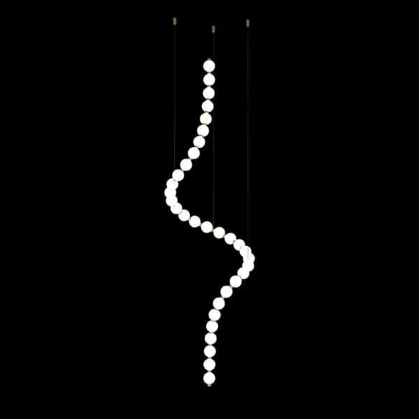 Pearl LED Pendant 66W 3000K Gold