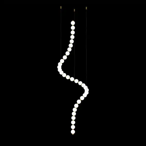 Pearl LED Pendant 66W 3000K Gold