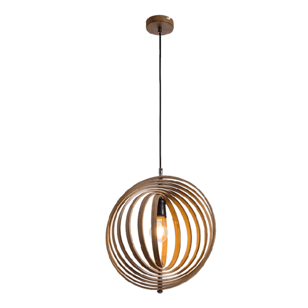 WOODY-R ΚΡΕΜΑΣΤΟ ΦΩΤΙΣΤΙΚΟ 1XE27 D380mm