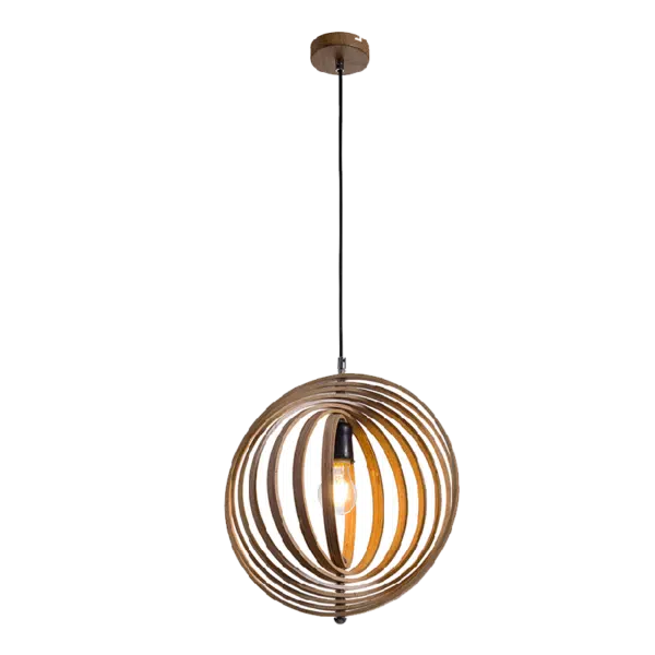 WOODY-R ΚΡΕΜΑΣΤΟ ΦΩΤΙΣΤΙΚΟ 1XE27 D380mm