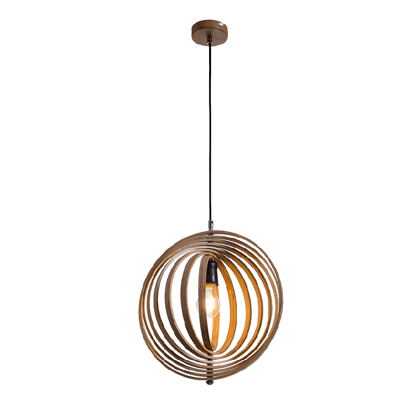 WOODY-R ΚΡΕΜΑΣΤΟ ΦΩΤΙΣΤΙΚΟ 1XE27 D380mm WOODY-R ΚΡΕΜΑΣΤΟ ΦΩΤΙΣΤΙΚΟ 1XE27 D380mm