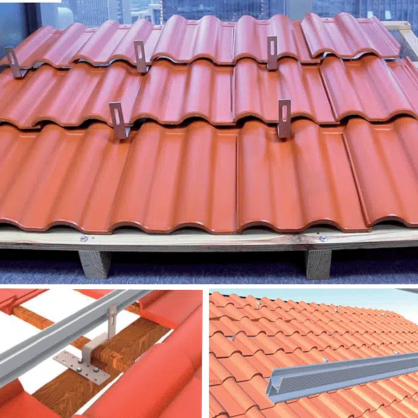 MOUNT STRUCTURE FOR TILE ROOF 430W PANEL 10kW