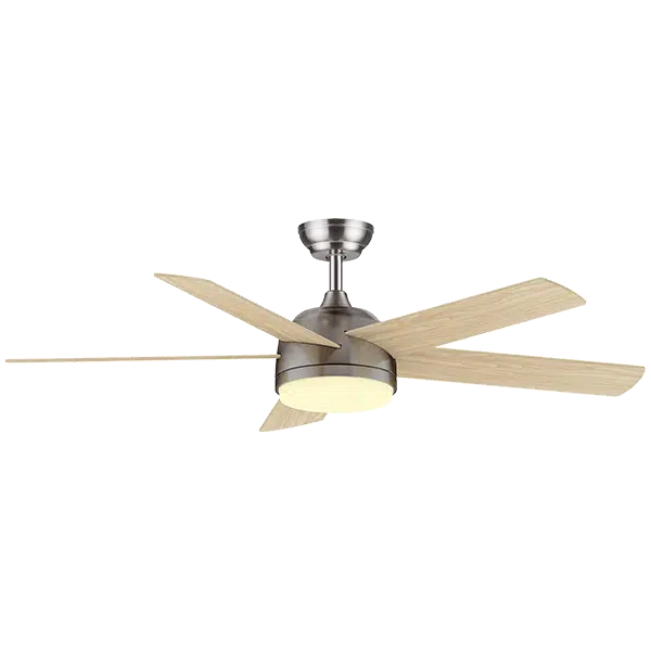 EL-1245 LED CHANDELIER WITH FAN 20W CHROME/WOOD