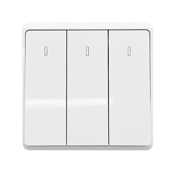 LONDON THREE BUTTONS ONE WAY SWITCH WHITE