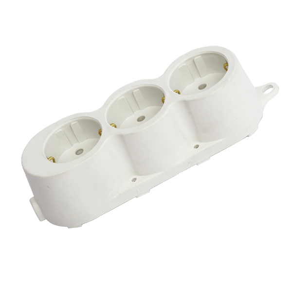 ΠΟΛΥΠΡΙΖΟ ΚΑΟΥΤΣΟΥΚ ΤΡΙΠΛΟ 16A ΛΕΥΚΟ