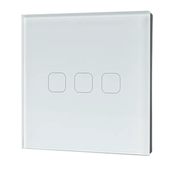 WI-FI SMART TOUCH EU 3 GANG 1 WAY SWITCH WHITE
