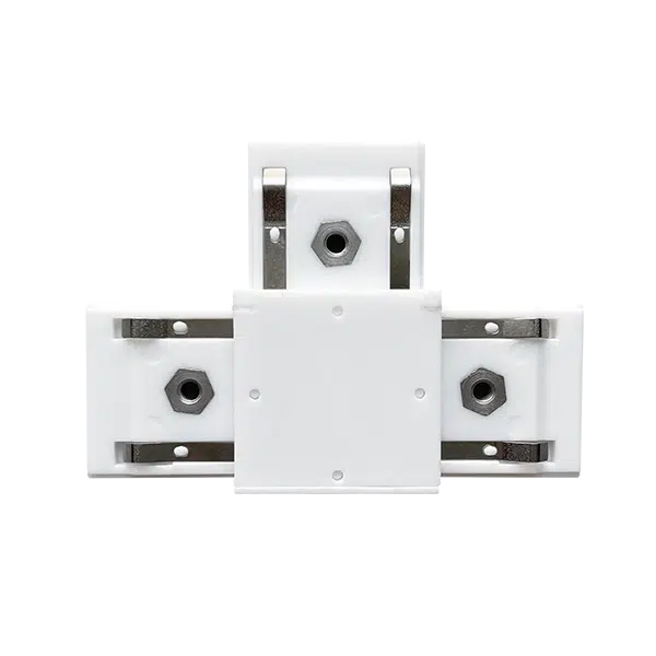 EL-TC 1 COLOUR SERIES T-CONNECTOR FOR RAIL WHITE