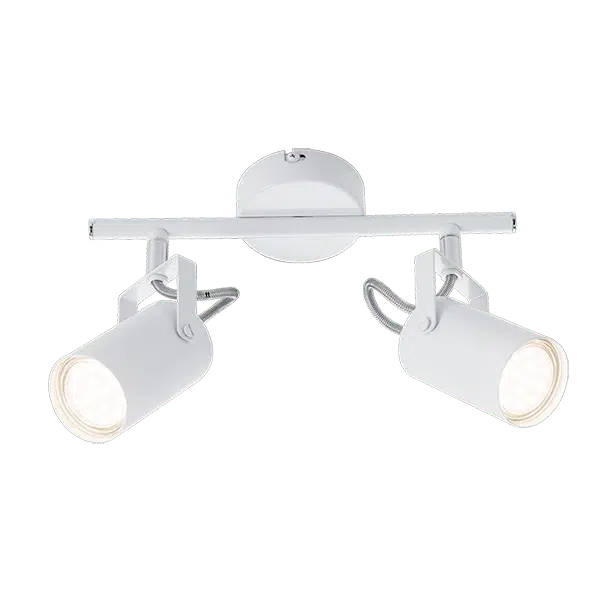 IZZY ΣΠΟΤ 2xGU10 ΛΕΥΚΟ