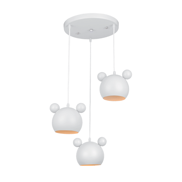 MICKEY ΚΡΕΜΑΣΤΟ ΦΩΤΙΣΤΙΚΟ 3XE27 ΛΕΥΚΟ