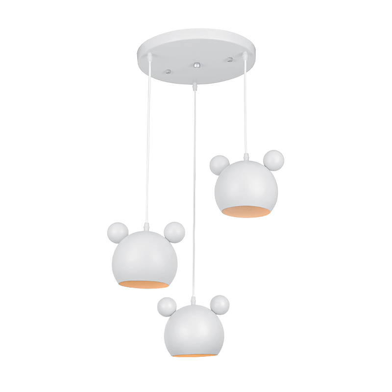 MICKEY ΚΡΕΜΑΣΤΟ ΦΩΤΙΣΤΙΚΟ 3XE27 ΛΕΥΚΟ MICKEY ΚΡΕΜΑΣΤΟ ΦΩΤΙΣΤΙΚΟ 3XE27 ΛΕΥΚΟ