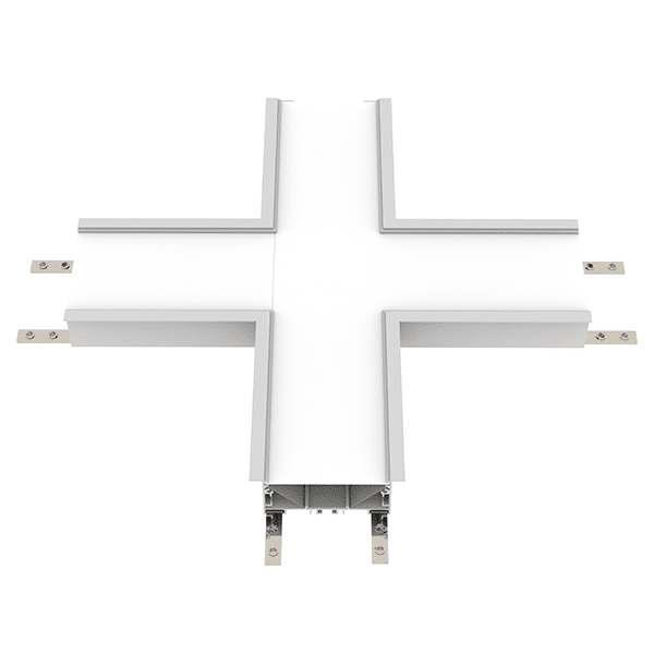 X-ΚΟΝΕΚΤΟΡΑΣ ΓΙΑ ΧΩΝΕΥΤΟ ΠΡΟΦΙΛ ELMARK 4000K ΛΕΥΚΟ