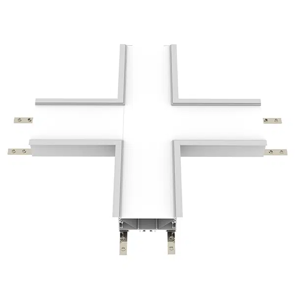 X-ΚΟΝΕΚΤΟΡΑΣ ΓΙΑ ΧΩΝΕΥΤΟ ΠΡΟΦΙΛ ELMARK 4000K ΛΕΥΚΟ