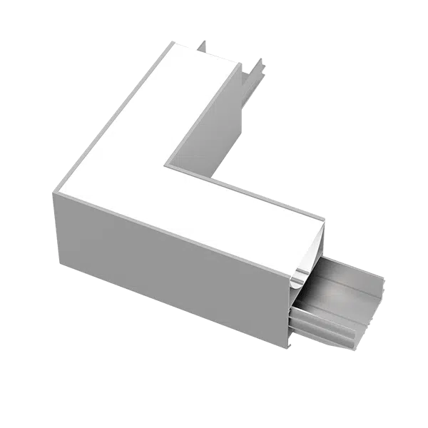 L-ΚΟΝΕΚΤΟΡΑΣ ΓΙΑ ΕΞΩΤΕΡΙΚΟ ΠΡΟΦΙΛ ELMARK 3000K ΛΕΥΚΟ