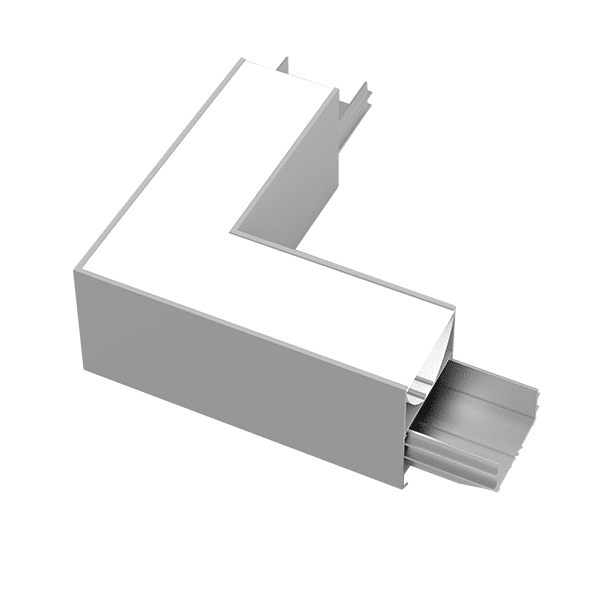 L-ΚΟΝΕΚΤΟΡΑΣ ΓΙΑ ΕΞΩΤΕΡΙΚΟ ΠΡΟΦΙΛ ELMARK 4000K ΛΕΥΚΟ