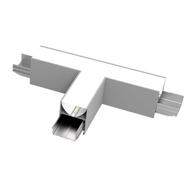 T-ΚΟΝΕΚΤΟΡΑΣ ΓΙΑ ΕΞΩΤΕΡΙΚΟ ΠΡΟΦΙΛ ELMARK  3000K ΛΕΥΚΟ