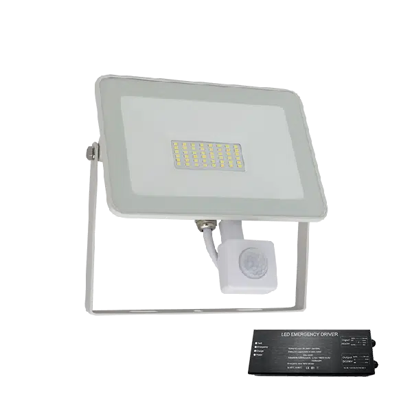 VEGA SLIM SMD LED ΠΡΟΒΟΛΕΑΣ 50W ΜΕ ΑΝΙΧΝΕΥΤΗ ΛΕΥΚΟ+ ΚΙΤ ΑΣΦΑΛΕΙΑΣ