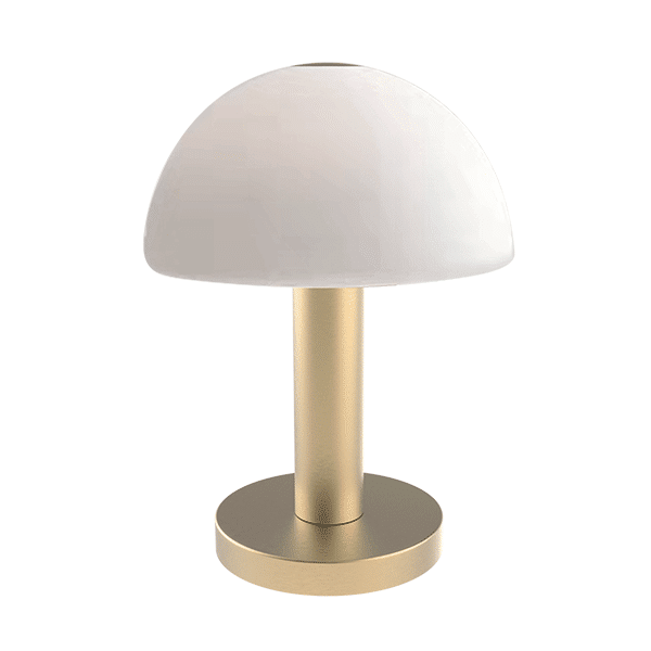 NOLA ΕΠΙΤΡΑΠΕΖΙΟ ΦΩΤΙΣΤΙΚΟ 1XG9 ΛΕΥΚΟ/ΧΡΥΣΟ ΜΕ DIMMER