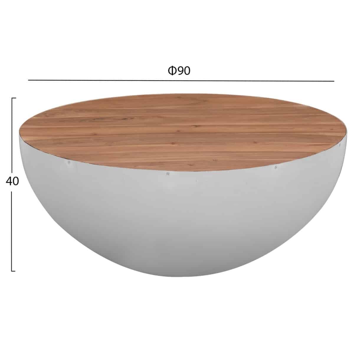 5Yεκ. ΛΕΥΚΟ ΜΕ ΞΥΛΟ ΑΚΑΚΙΑΣ HM8717.23 Β'ΔΙΑΛΟΓΗΣ