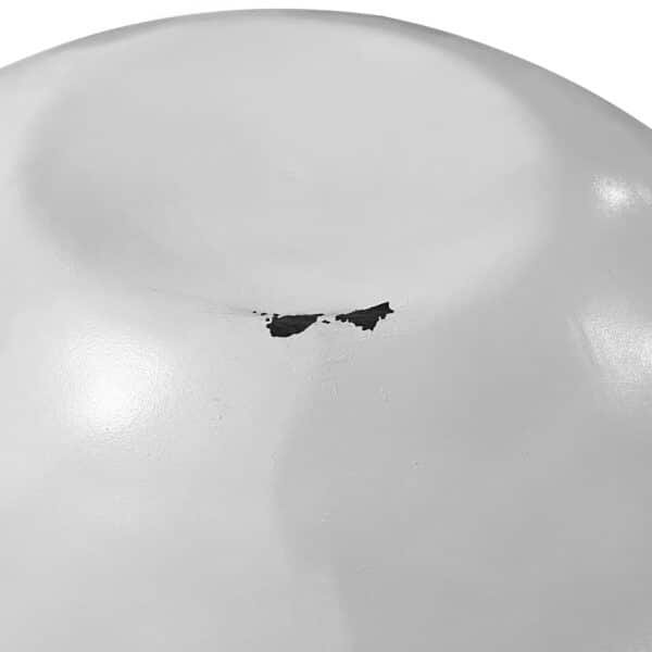 ΔΙΑΚΟΣΜΗΤΙΚΟ ΤΡΑΠΕΖΙ ΣΑΛΟΝΙΟΥ BOWL Φ91x38,5Yεκ. ΛΕΥΚΟ ΜΕ ΞΥΛΟ ΑΚΑΚΙΑΣ HM8717.23 Β'ΔΙΑΛΟΓΗΣ - Image 3