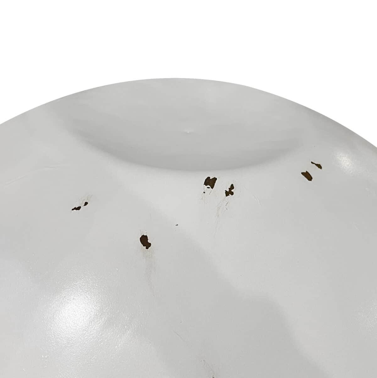 ΔΙΑΚΟΣΜΗΤΙΚΟ ΤΡΑΠΕΖΙ ΣΑΛΟΝΙΟΥ BOWL Φ91x38,5Yεκ. ΛΕΥΚΟ ΜΕ ΞΥΛΟ ΑΚΑΚΙΑΣ HM8717.23 Β'ΔΙΑΛΟΓΗΣ - Image 5