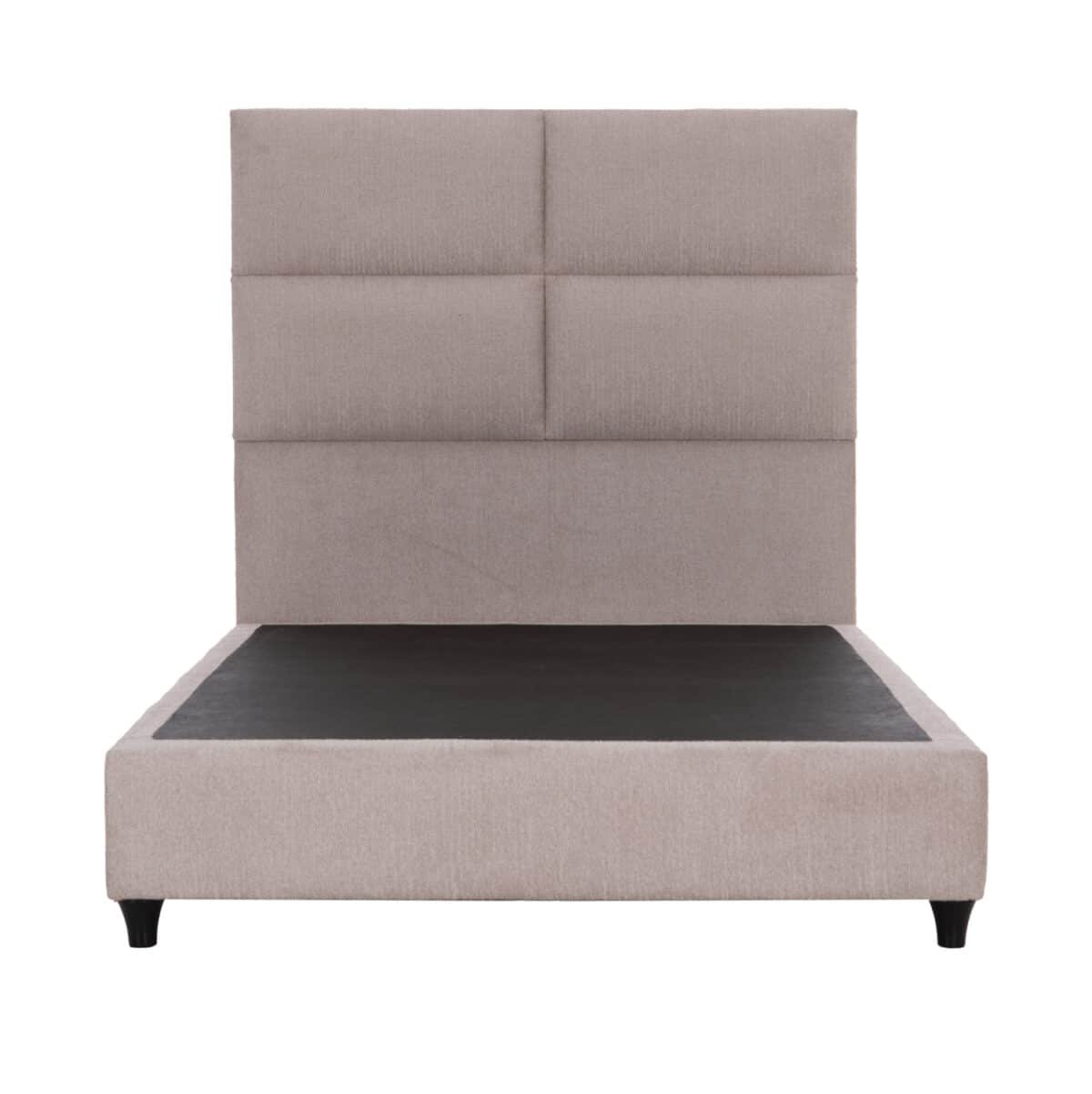 ΚΡΕΒΑΤΙ HMIΔΙΠΛΟ MILO ΑΠΟ ΜΠΕΖ ΥΦΑΣΜΑ HM646.32 ΓΙΑ ΣΤΡΩΜΑ 120x200 εκ. - Image 4