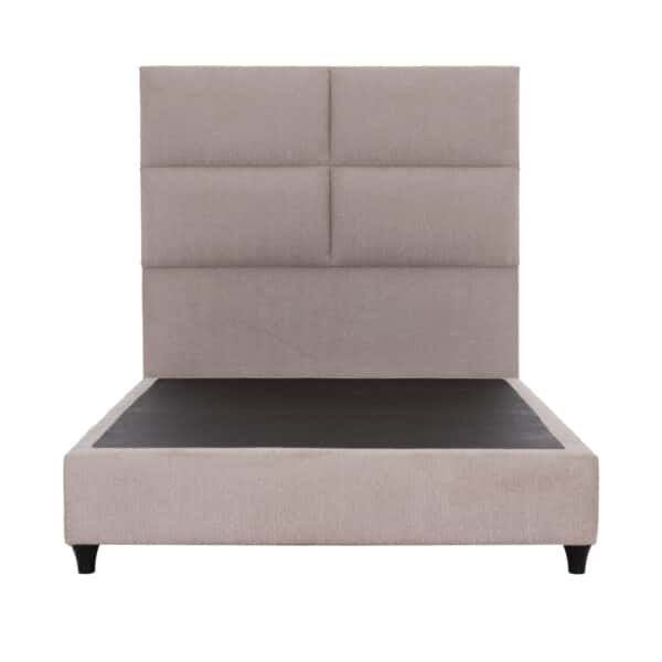 ΚΡΕΒΑΤΙ HMIΔΙΠΛΟ MILO ΑΠΟ ΜΠΕΖ ΥΦΑΣΜΑ HM646.32 ΓΙΑ ΣΤΡΩΜΑ 120x200 εκ. - Image 4